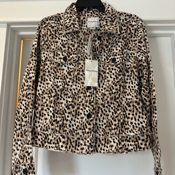 New Tommy Bahama linen raw hem jacket - Picture 1 of 4